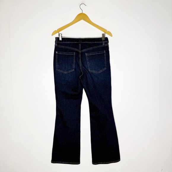 Chico’s .5 Petite Bootcut Define Me Denim Demi Boot Jeans Size 6 P Dark Wash - Picture 4 of 7